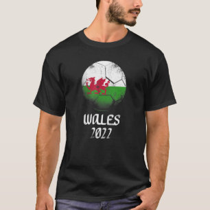 Wales Soccer Flag Support Football Team 2022 T-Shirt