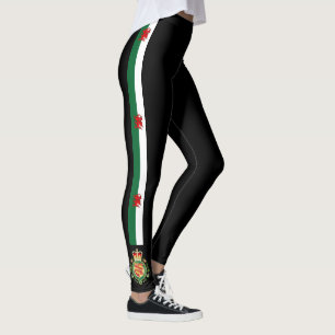 Wales stripes flag leggings