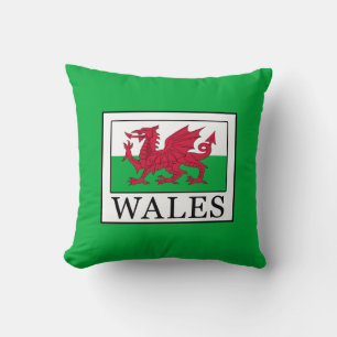 Wales Throw Pillow