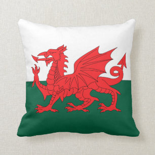 Wales Throw Pillow