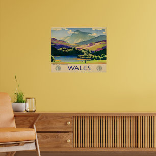 Wales travel poster