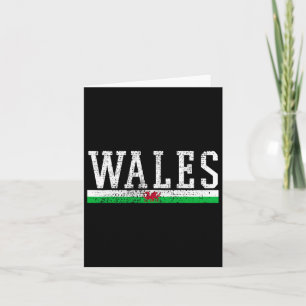 Wales Uk United Kingdom Europe European Vintage Card