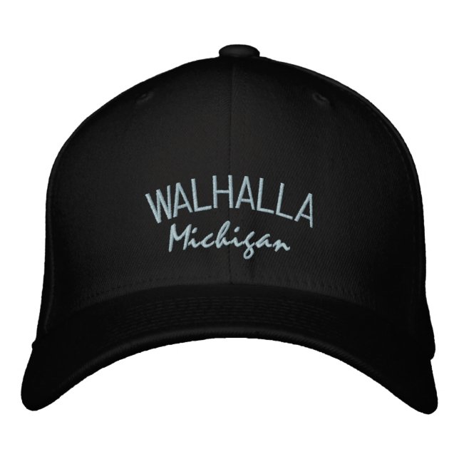 Walhalla Michigan Casquette brodé (Devant)