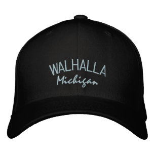 Walhalla Michigan Embroidered Hat
