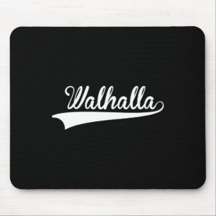 Walhalla Sell Vintage Retro Font Mouse Pad