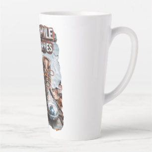 Walk a Mile in My Shoes – Inspirational Rustic Latte Mug