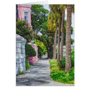 Walk Along Rainbow Row Greeting Card