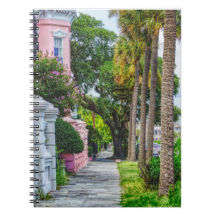 Walk Along Rainbow Row Notebook