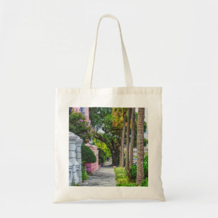 Walk Along Rainbow Row Tote Bag