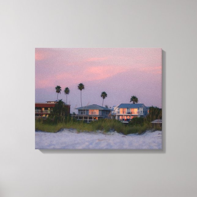 Walk at Sunset Canvas Print (Front)