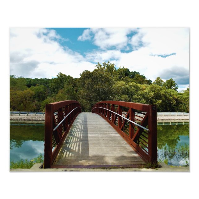 walk bridge photo print (Front)