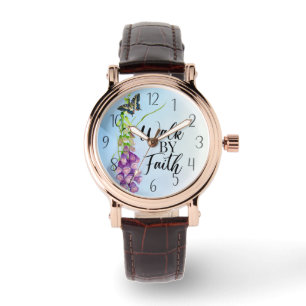 Walk by faith Bible Verse Watch