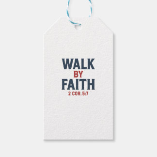 Walk By Faith  Gift Tags