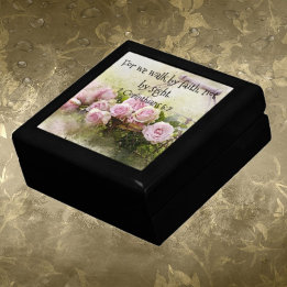 Walk by Faith Keepsake Box