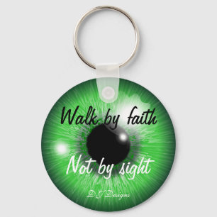 Walk By Faith Keychain