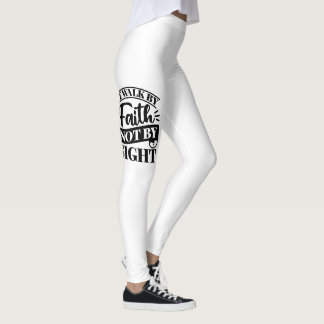 Walk by faith leggings