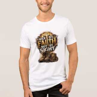 Walk By Faith Not By Sight Tri-Blend Shirt
