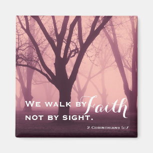 Walk by Faith Religious Magnet