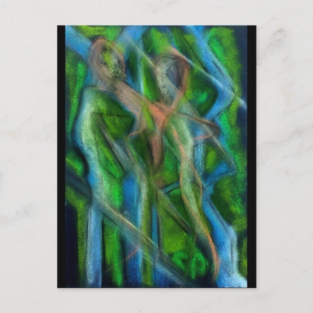 Walk by the river postcard (Front)