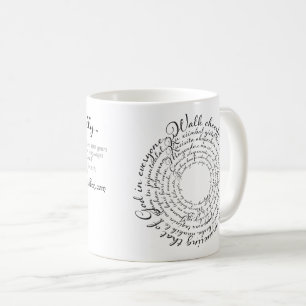 Walk Cheerfully... George Fox Quote Mug
