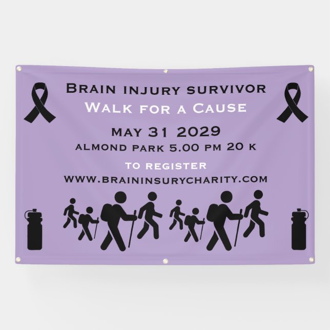 Walk For A Cause Banner (Horizontal)