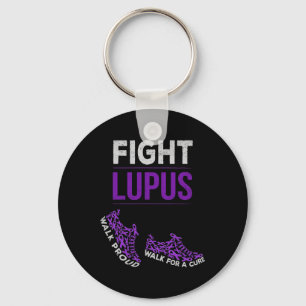 Walk For A Cure Proud Fight Lupus Awareness Month Keychain