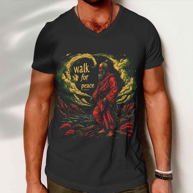 "Walk for Peace" T-Shirt - Peaceful & Stylish  (Créateur téléchargé)