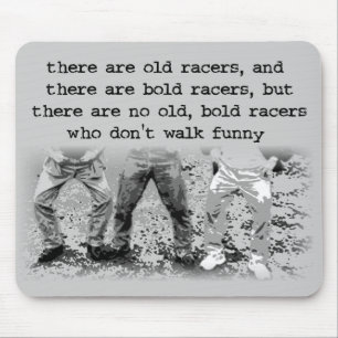 Walk Funny Dirt Bike Motocross Mousepad