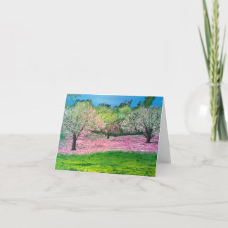 "Walk in Central Park" Greeting Card
