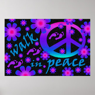 Walk in Peace Poster