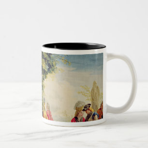 Walk in the Buen Retiro Two-Tone Coffee Mug
