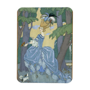 Walk in the Forest, illustration for 'Fetes Galant Magnet