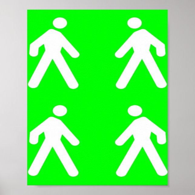 Walk in the green poster (Front)
