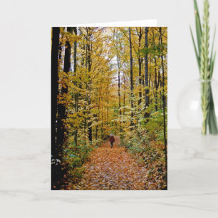 walk in the woods card