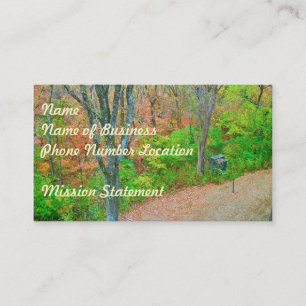 Walk Into The Forest Business Card
