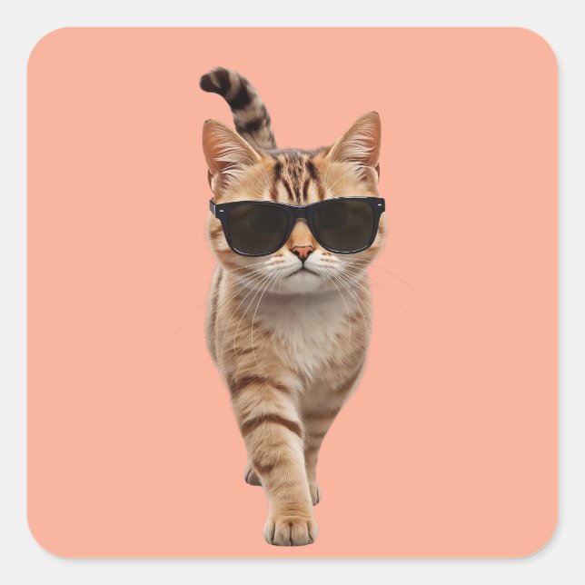 Walk Like You Mean It Square Sticker (Front)