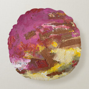 Walk me Through It Round Pillow