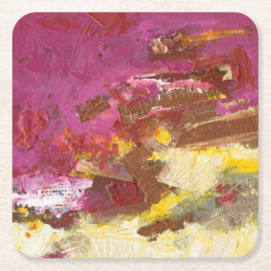 Walk me Through It Square Paper Coaster