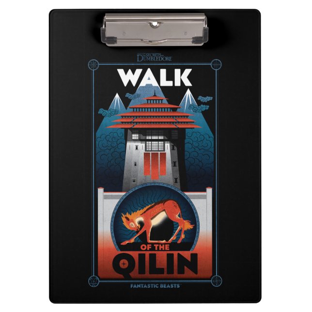 Walk of the Qilin Mountain graphic Clipboard (Front)