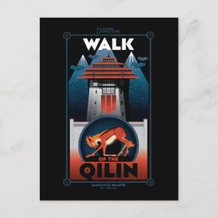 Walk of the Qilin Mountain graphic Postcard