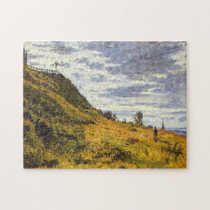 Walk on Cliffs of Sainte-Adresse Monet Fine Art Jigsaw Puzzle