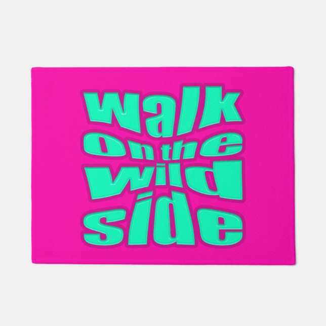 walk on the wild side doormat (Front)
