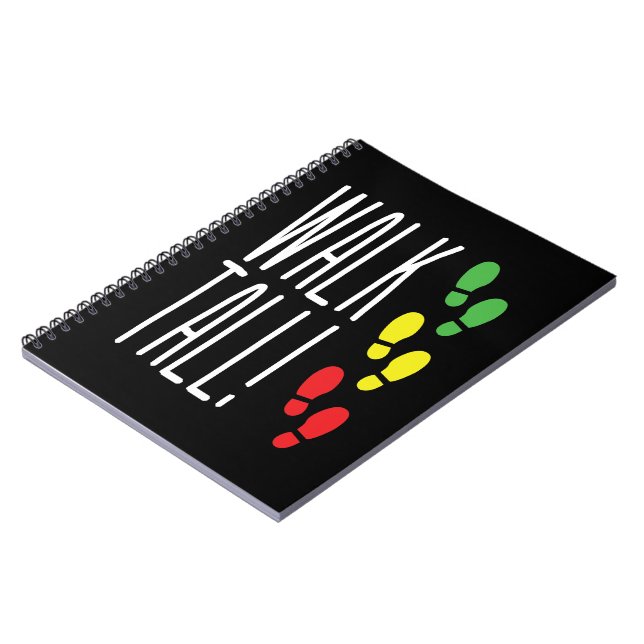 Walk Tall Notebook (Left Side)