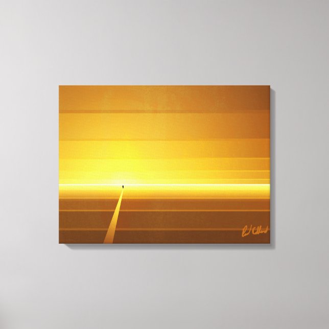 Walk the Line Canvas Print (Front)