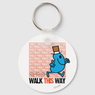 Walk This Way Keychain