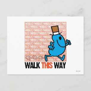 Walk This Way Postcard