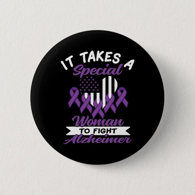 Walk To End Heimer Heimers Awareness 1  2 Inch Round Button (Front)