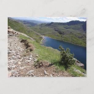 Walk To Snowdon The Highest Mountain In England An Postcard
