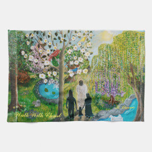 Walk With Christ Kitchen Towel