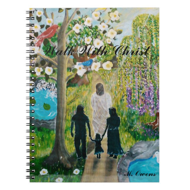 Walk With Christ Notebook (80 pages B&W) (Front)